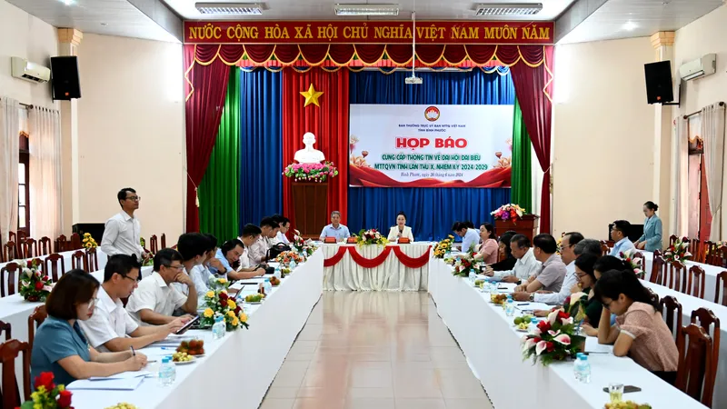 Đại hội đại biểu MTTQ Việt Nam tỉnh Bình Phước lần thứ X sẽ có 600 đại biểu tham dự 
