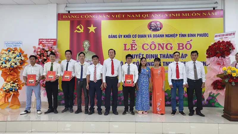 Bình Phước: Thành lập thêm chi bộ cơ sở trong doanh nghiệp FDI
