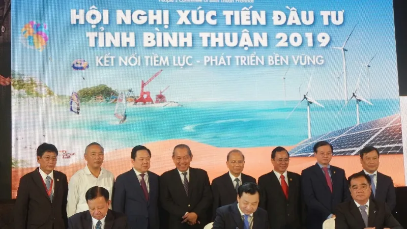 Tỉnh Bình Thuận trao Quyết định chủ trương đầu tư cho các nhà đầu tư