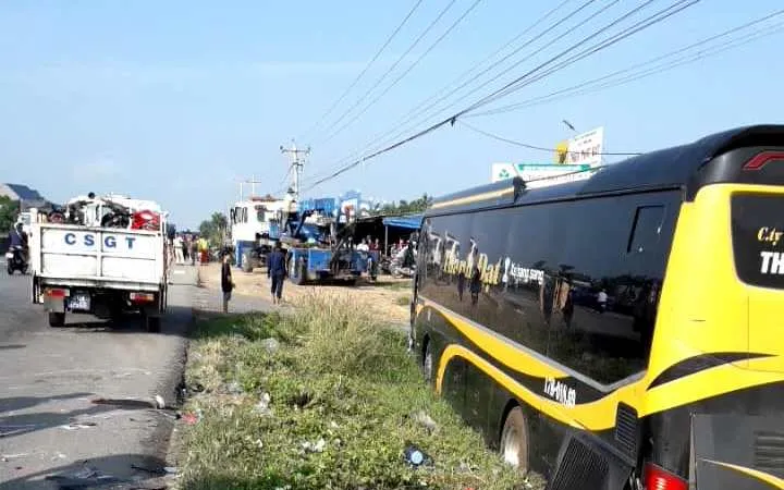 Hiện trường vụ tai nạn
