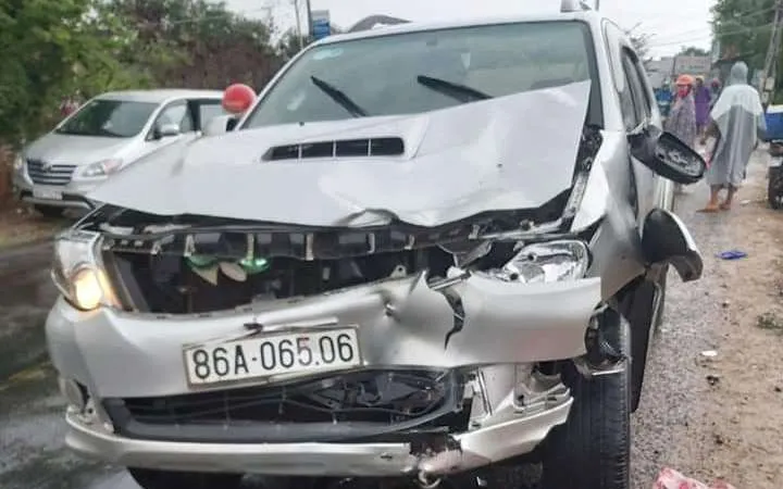 Hiện trường vụ tai nạn nghiêm trọng.
