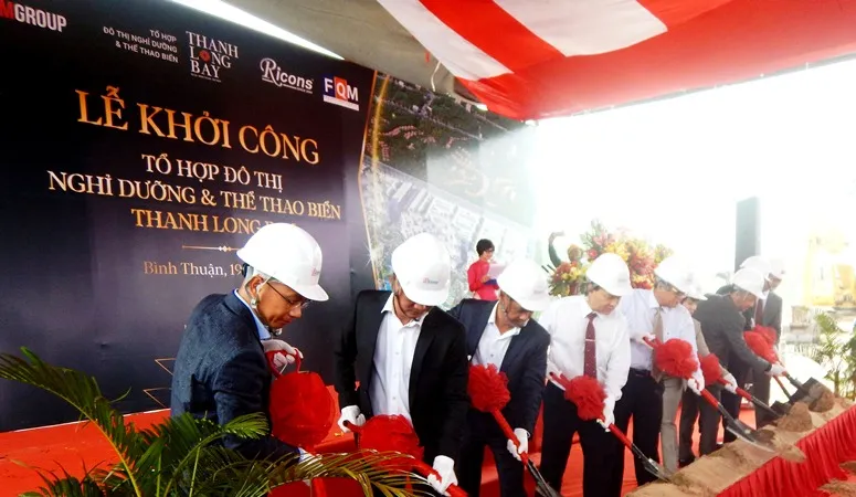 Lễ khởi công dự án tổ hợp đô thị nghỉ dưỡng và thể thao biển chuẩn 5 sao quốc tế đầu tiên tại Bình Thuận.