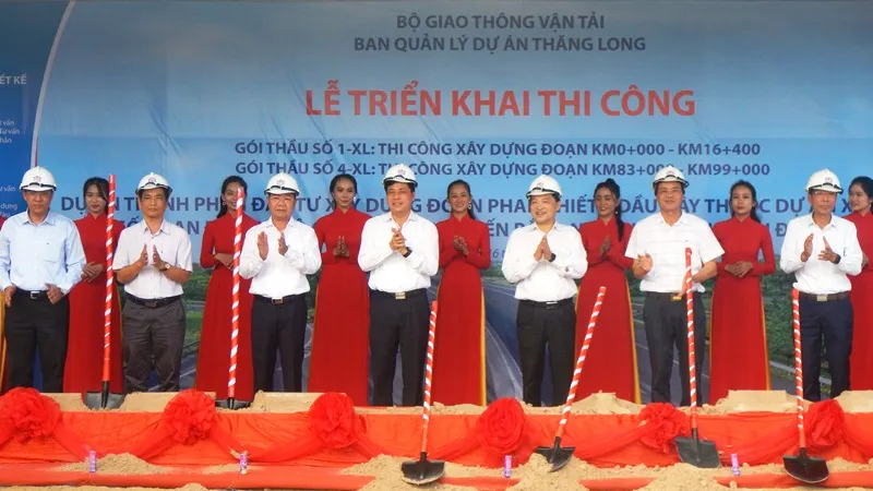 Chính thức triển khai thi công 2 gói thầu (1-XL và 4-XL) nằm trong Dự án thành phần đầu tư xây dựng đoạn Phan Thiết - Dầu Giây.
