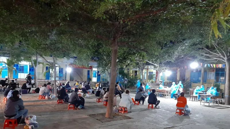 Số ca mắc Covid-19 ở tỉnh Ninh Thuận đa phần được phát hiện trong các khu cách ly tập trung dành cho người dân trở về từ vùng dịch.