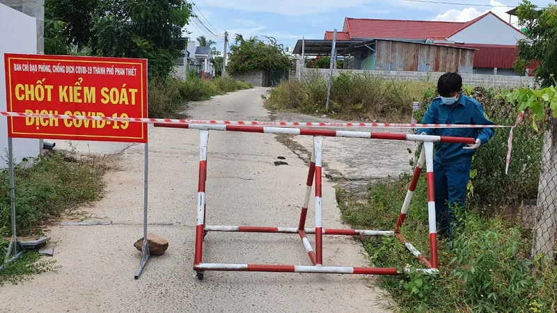 Xã Thiện Nghiệp, "vùng xanh" duy nhất của TP Phan Thiết đã ghi nhận nhiều ca mắc Covid-19.
