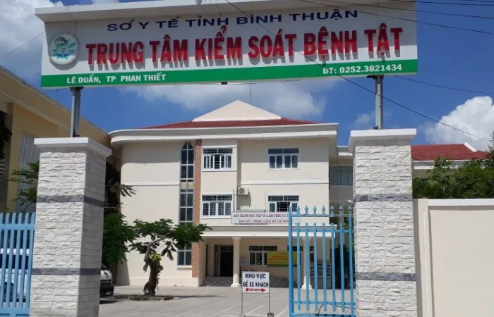 Trung tâm Kiểm soát bệnh tật tỉnh Bình Thuận.