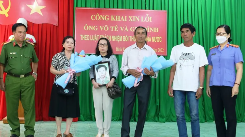 Các cơ quan tố tụng tỉnh Bình Thuận xin lỗi công khai gia đình ông Võ Tê.