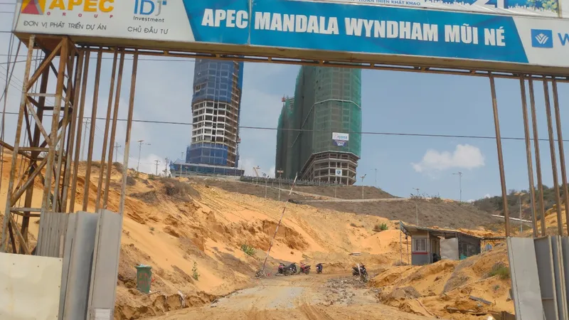 Dự án Khu du lịch nghỉ dưỡng APEC MANDALA WYNDHAM MŨI NÉ là một trong 33 dự án chưa đủ điều kiện kinh doanh