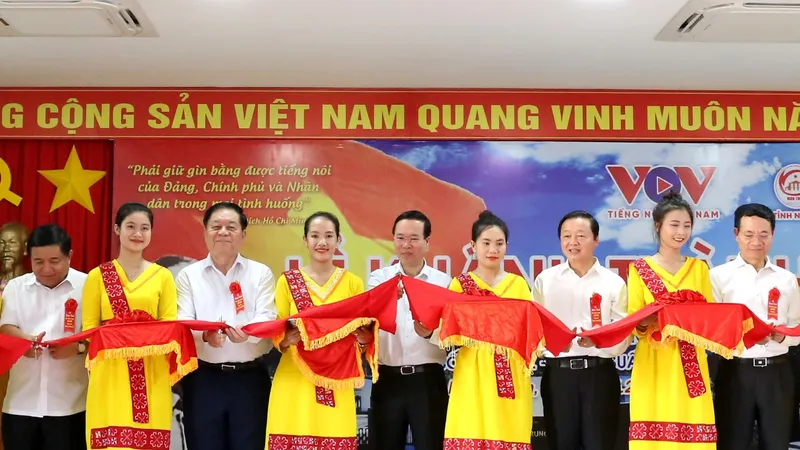 Chủ tịch nước Võ Văn Thưởng phát biểu chỉ đạo tại buổi lễ