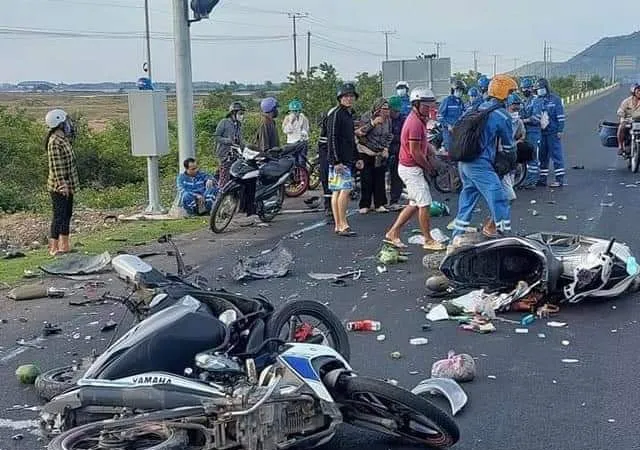 Hiện trường vụ tai nạn