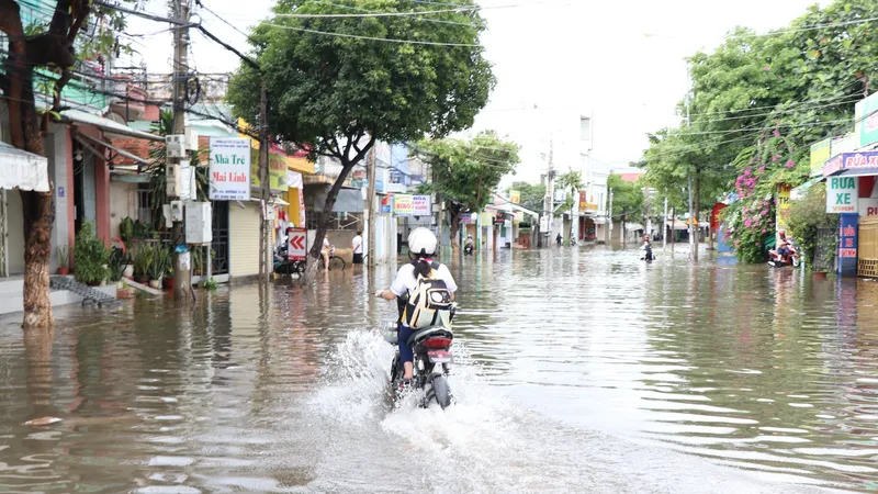 Học sinh Ninh Thuận tiếp tục được nghỉ học ngày 16-11 do mưa lũ