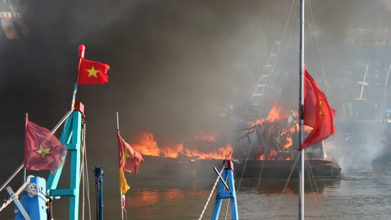 Hiện trường vụ cháy