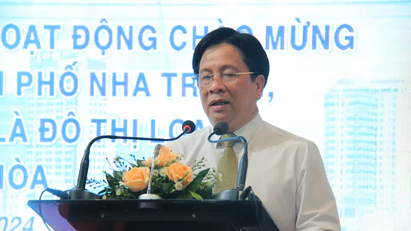 Ông Hồ Văn Mừng, Bí thư Thành ủy TP Nha Trang thông tin về các sự kiện hoạt động