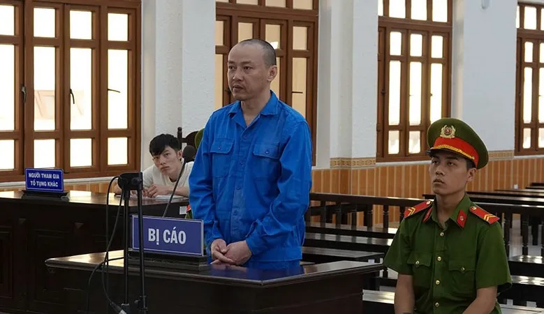 Phạm Hàn Châu (sinh năm 1983, ngụ thị xã La Gi, tỉnh Bình Thuận) tại phiên tòa