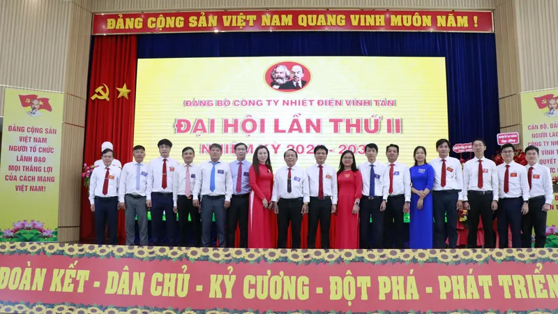 Đảng bộ Công ty Nhiệt điện Vĩnh Tân tổ chức thành công Đại hội lần thứ II, nhiệm kỳ 2025–2030
