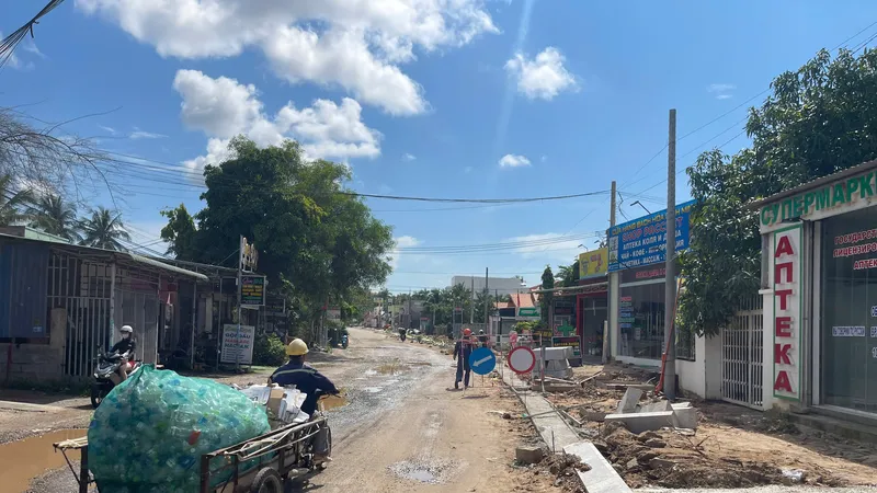 Dự án nâng cấp đường vào Mũi Né ì ạch