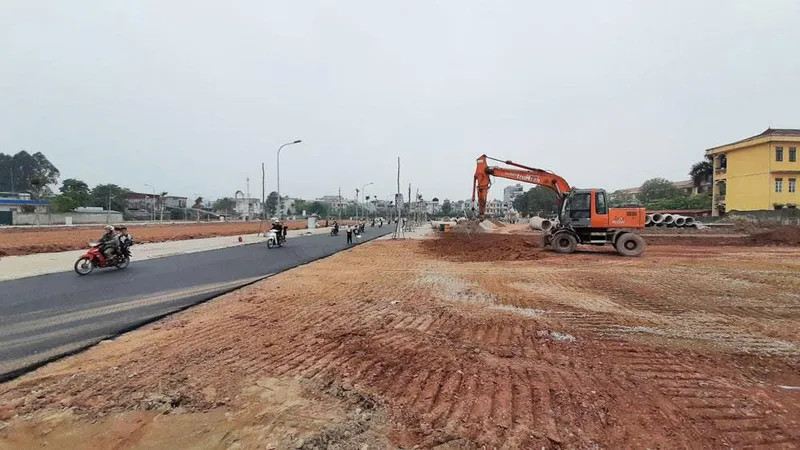 Dự án Hạ tầng kỹ thuật Khu dân cư A3 tái định cư cho người dân vùng biển xâm thực chậm tiến độ. Ảnh: N.P.