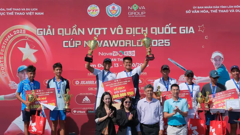 Lễ trao giải quần vợt vô địch quốc gia - Cúp NovaWorld 2025