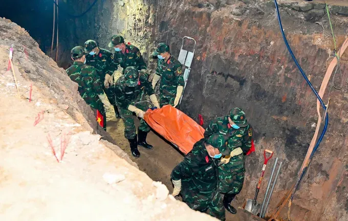 HCMC finds two more war martyrs' remains at Le Thi Rieng Park 
