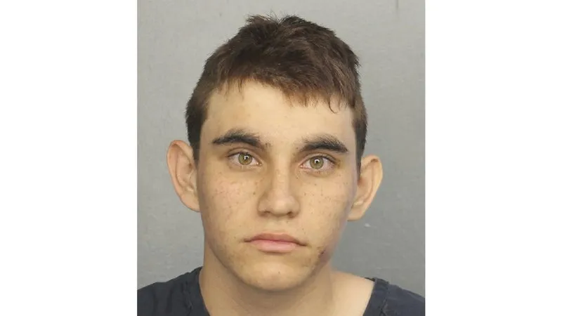 Nikolas Crus, 19 tuổi, nghi phạm thảm sát 17 người tại Trường Trung học Marjory Stoneman Douglas ở Parkland, Florida, Mỹ, ngày 14-2-2018. Ảnh do Nhà tù Quận Broward công bố