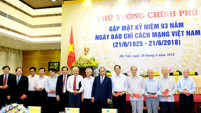 Phát biểu của Thủ tướng Nguyễn Xuân Phúc tại buổi lễ kỷ niệm 93 năm Ngày Báo chí cách mạng Việt Nam