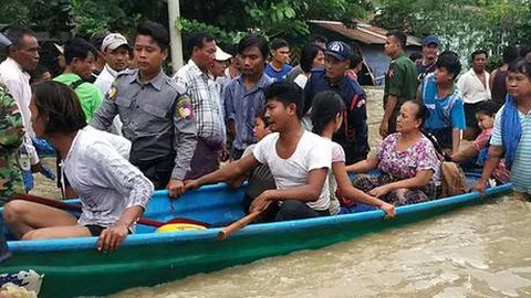 Vỡ đập ở Myanmar, hơn 50.000 người di tản 