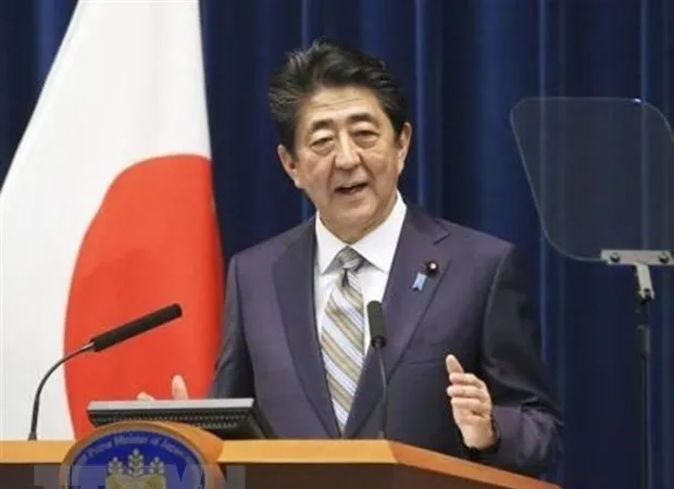 Thủ tướng Nhật Bản Shinzo Abe. Ảnh: Kyodo/TTXVN