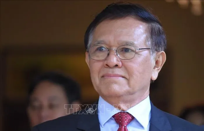 Ông Kem Sokha tại Phnom Penh, Campuchia ngày 11-11-2019. Ảnh: AFP/TTXVN