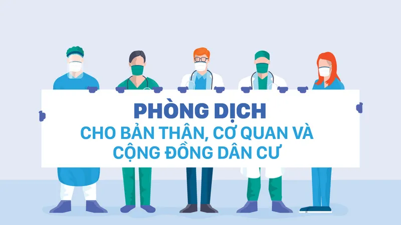 Phòng dịch cho bản thân, cơ quan và cộng đồng dân cư