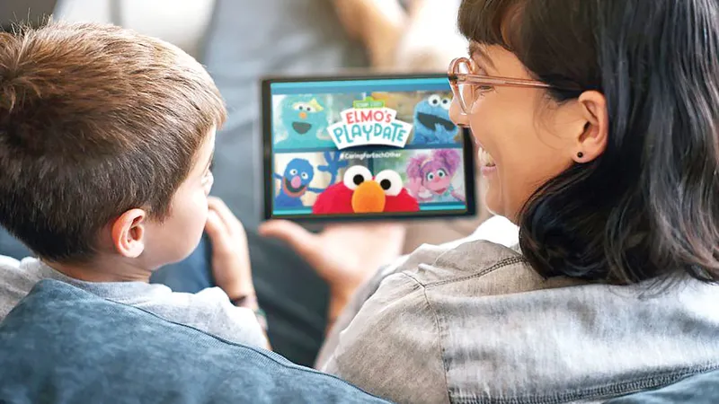 Chương trình Sesame Street: Elmo’s Playdate  bổ ích cho trẻ em thời kỳ dịch Covid-19