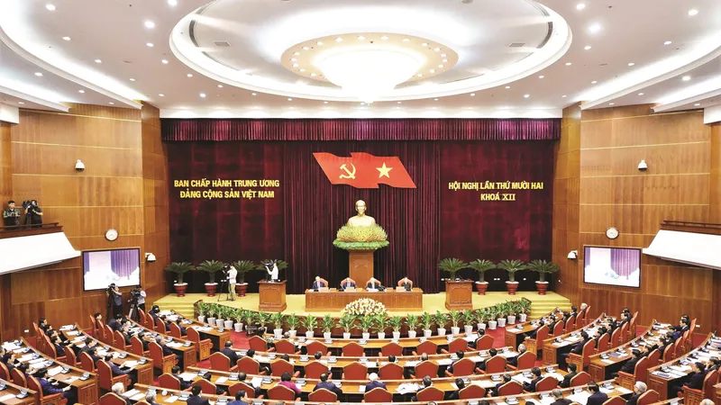 Ngày làm việc thứ 2 Hội nghị lần thứ 12 Ban Chấp hành Trung ương Đảng khóa XII