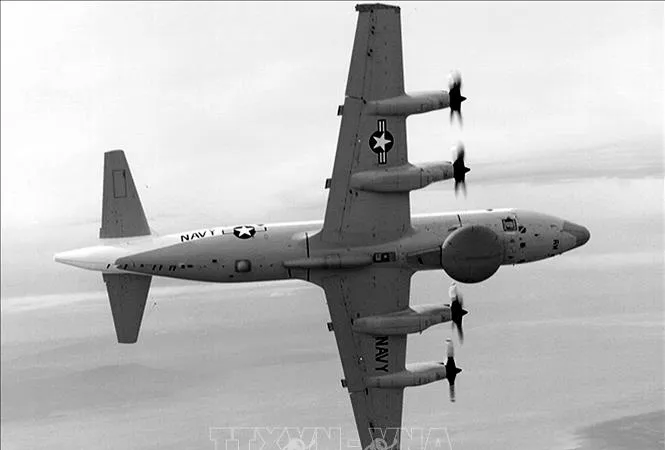 Máy bay do thám EP-3E của Hải quân Mỹ. Ảnh tư liệu: AFP/TTXVN