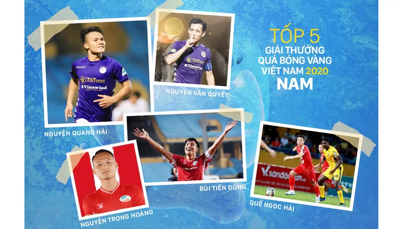  Hôm nay, Gala trao Giải thưởng Quả bóng vàng Việt Nam 2020 - Đêm tôn vinh tài năng