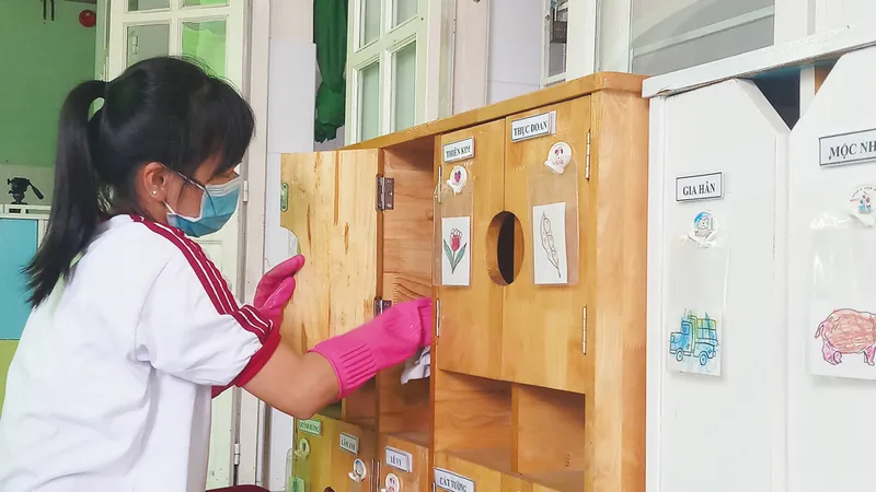 Sẵn sàng đón học sinh trở lại trường 