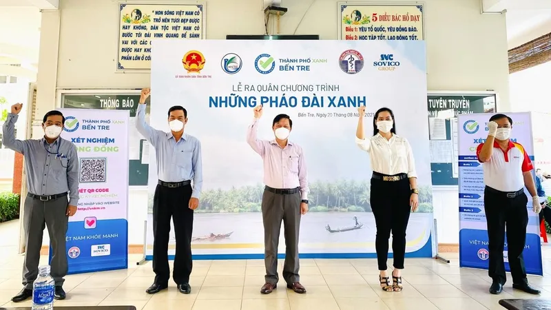 Thành phố xanh Bến Tre - Mỗi phường xã là một pháo đài xanh chống dịch 