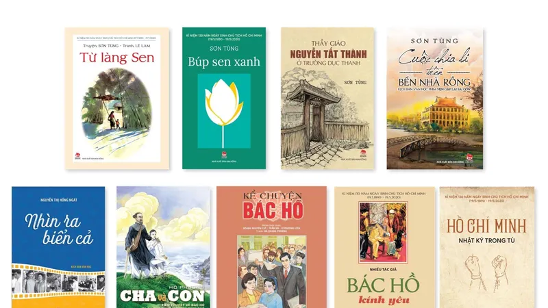 Một số cuốn sách viết về Bác được ra mắt nhân kỷ niệm ngày Bác Hồ ra đi tìm đường cứu nước 