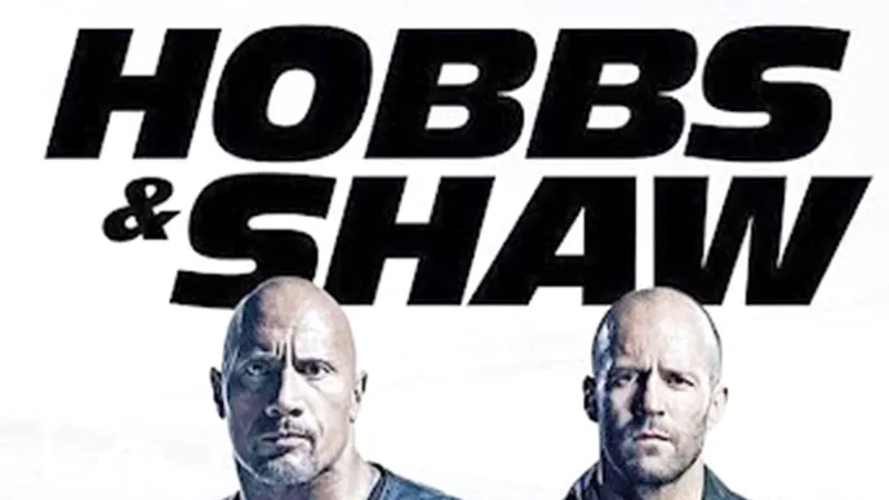 Poster phim Hobb and Shaw do The Rock sản xuất