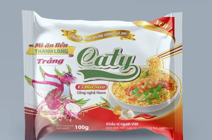 Sản phẩm mì ăn liền Thanh Long Caty