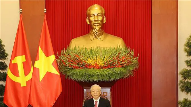 Tổng Bí thư Nguyễn Phú Trọng và Tổng Bí thư, Chủ tịch nước Trung Quốc Tập Cận Bình gửi Thư Chúc mừng Năm mới Nhâm Dần 2022