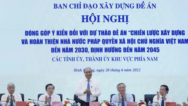 Hướng tới một xã hội dân chủ, công bằng, công lý, hiện đại, nhân văn