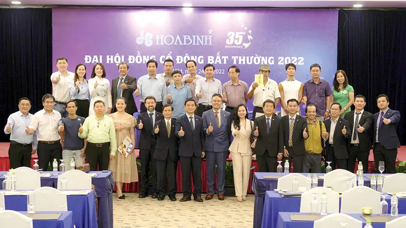 Đại hội đồng cổ đông bất thường 2022: Cổ đông HBC đồng thuận 100% các nội dung tờ trình 