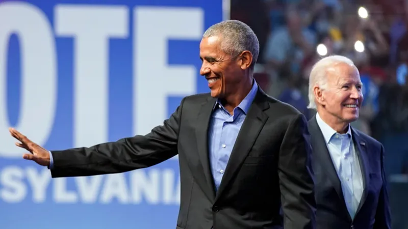 Tổng thống Joe Biden và cựu Tổng thống Obama vận động tại bang Pennsylvania