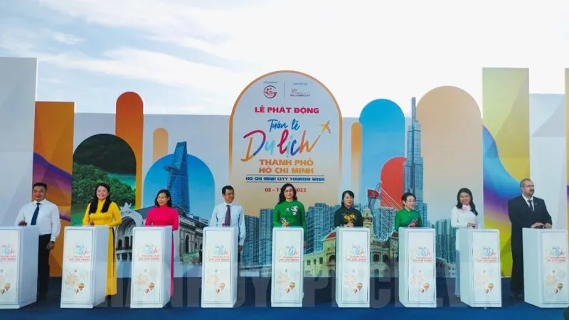 Phát động Tuần lễ Du lịch TPHCM năm 2022. Ảnh: hcm.cpv
