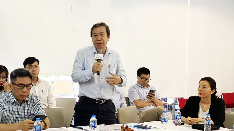 Phó Giám đốc Sở Y tế TPHCM Nguyễn Văn Vĩnh Châu nhận định hoạt động KHCN của ngành y tế rất quan trọng