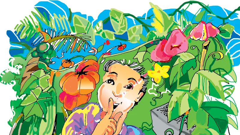 Khu vườn của xóm