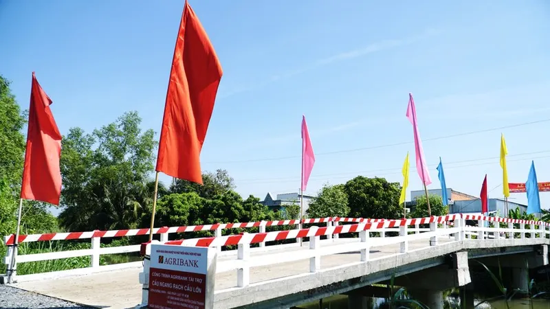 Khánh thành Cầu Ngang Rạch Cầu Lớn tại Đồng Tháp 