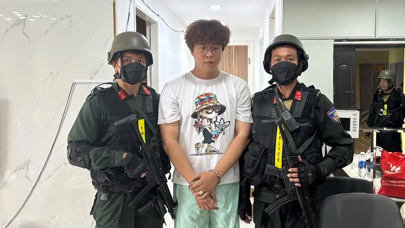 Một đối tượng bị bắt giữ