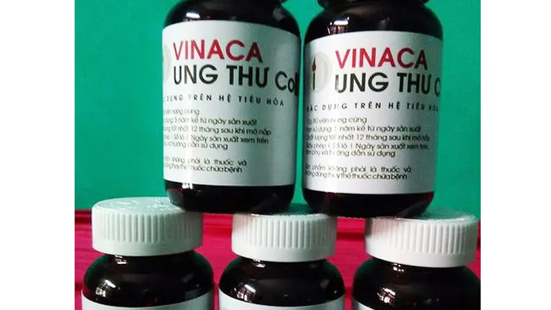 Vinaca ung thư Co3.2 là thực phẩm chức năng giả, không phải thuốc