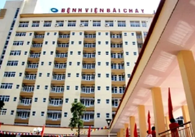 BV Bãi Cháy nơi xảy ra sự việc 2 bệnh nhân nhảy lầu tự tử