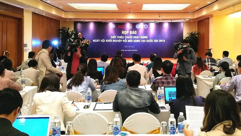 Họp báo giới thiệu nhiều hoạt động hỗ trợ thanh niên khởi nghiệp tại Techfest 2018